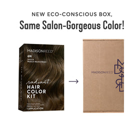 Madison Reed hair color result on healthy hair