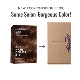 Madison Reed hair color results on hair strands