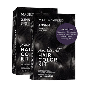 Madison Reed Radiant Hair Color Kit 2.5NNN Soft Black packaging front view