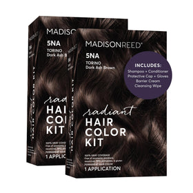 Madison Reed Radiant Hair Color Kit 5NA Dark Ash Brown front view