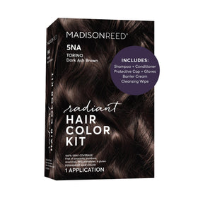 Madison Reed Radiant Hair Color Kit 5NA Dark Ash Brown front view