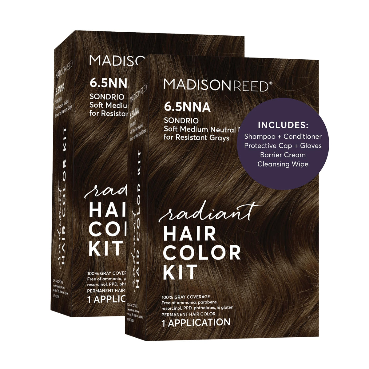 Madison Reed Radiant Hair Color Kit 6.5NNA Medium Neutral Brown packaging front view