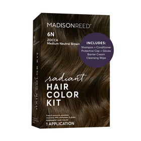 Madison Reed Radiant Hair Color Kit 6N Medium Neutral Brown front view
