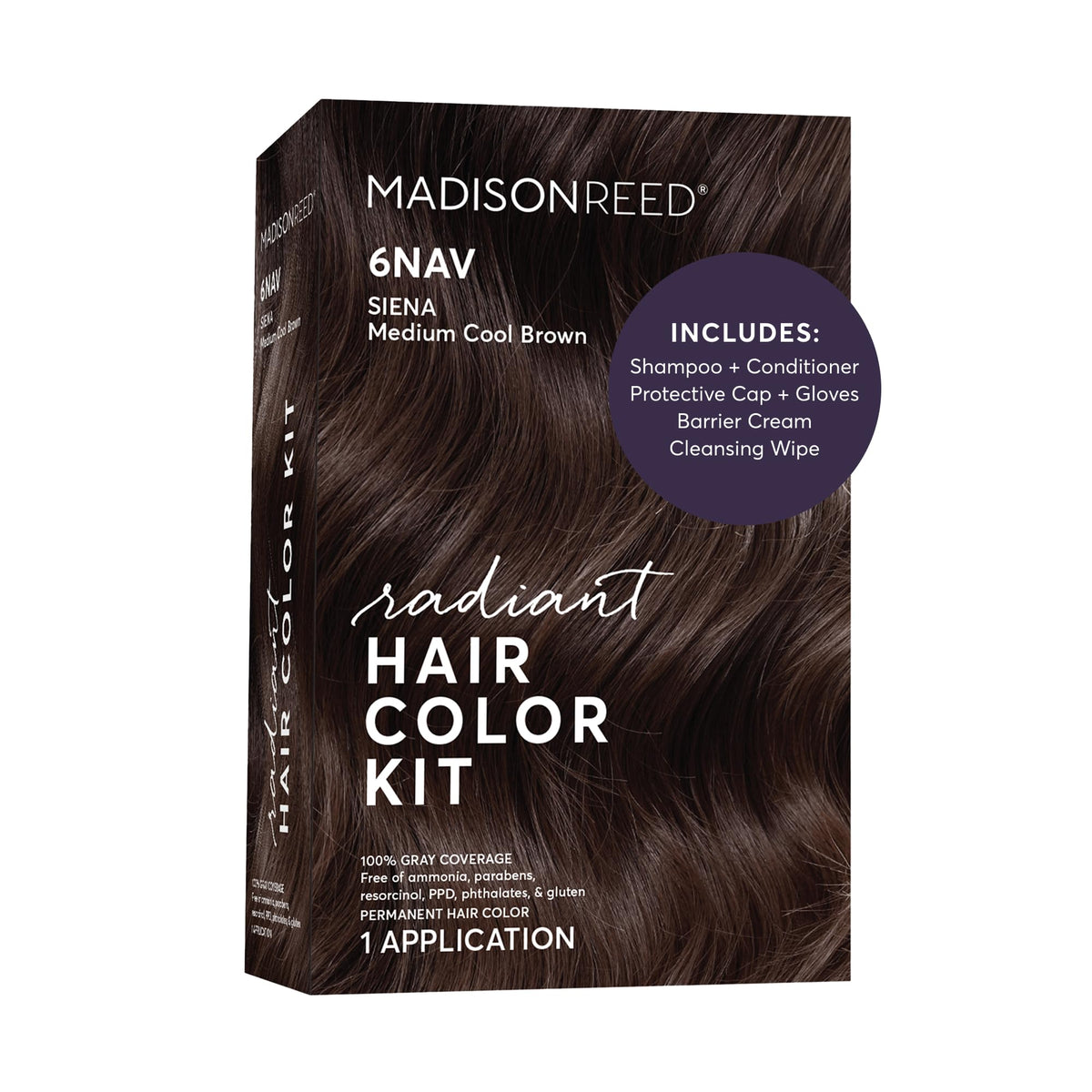 Madison Reed Radiant Hair Color Kit 6NAV packaging front view