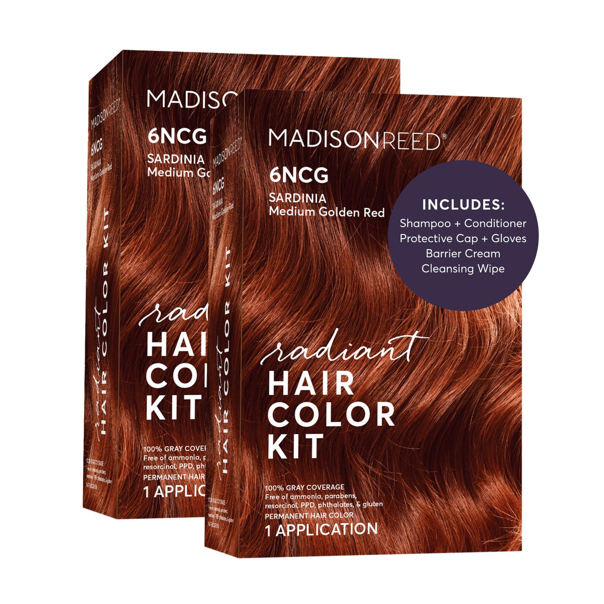 Madison Reed Radiant Hair Color Kit 6NCG front view with packaging