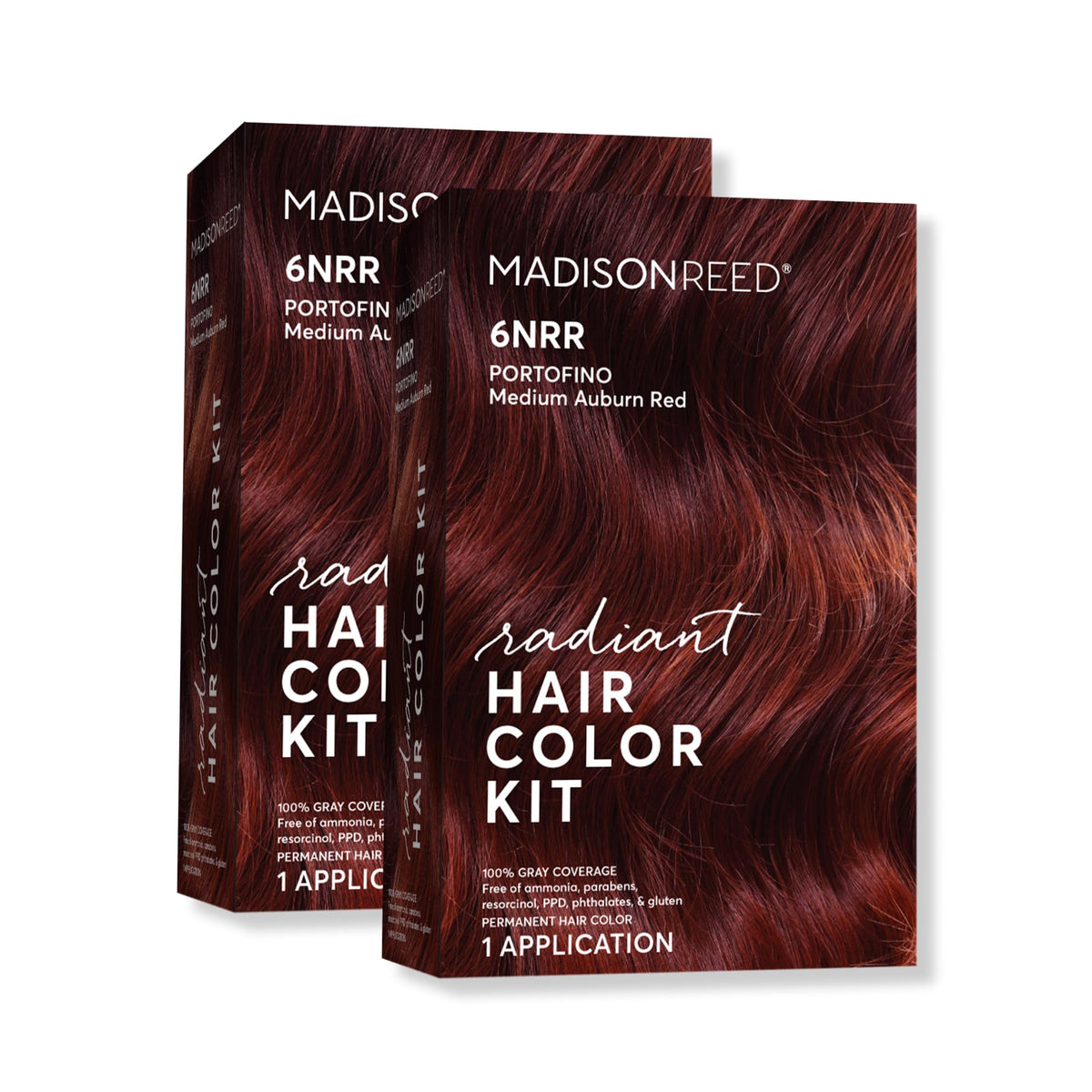 Madison Reed Radiant Hair Color Kit 6NRR Medium Auburn Red front view