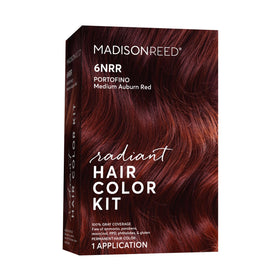 Madison Reed Radiant Hair Color Kit 6NRR Medium Auburn Red packaging front view