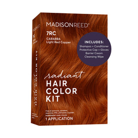 Madison Reed Radiant Hair Color Kit 7RC Light Ginger Red front view