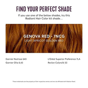 Madison Reed Radiant Hair Color Kit components including barrier cream