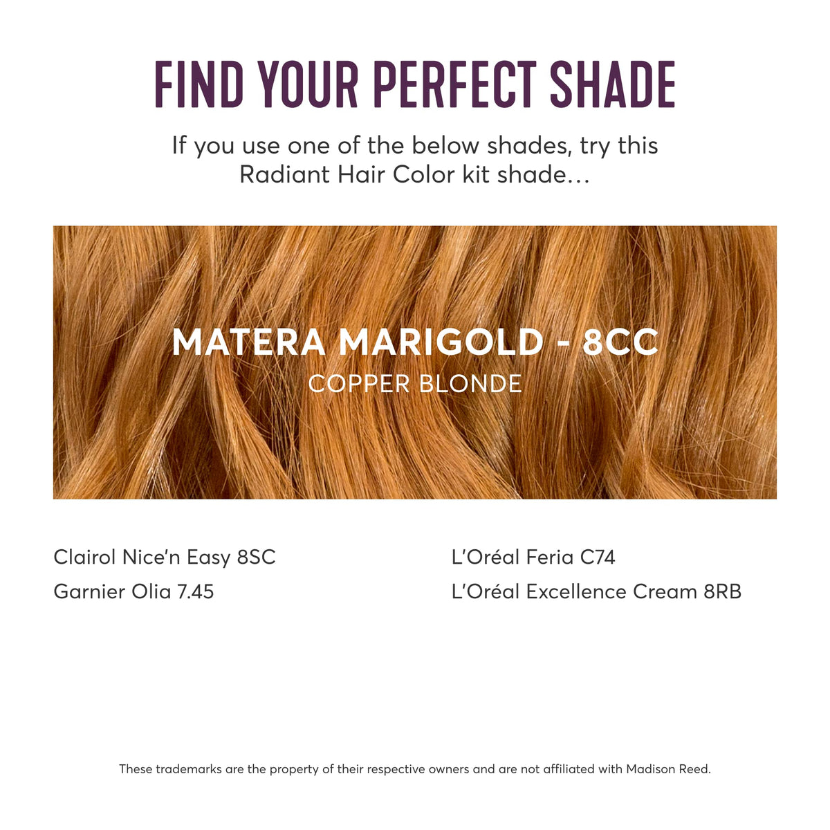 Madison Reed Radiant Hair Color Kit components laid out flat