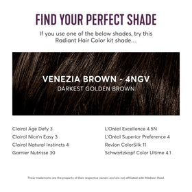 Madison Reed Radiant Hair Color Kit components layout