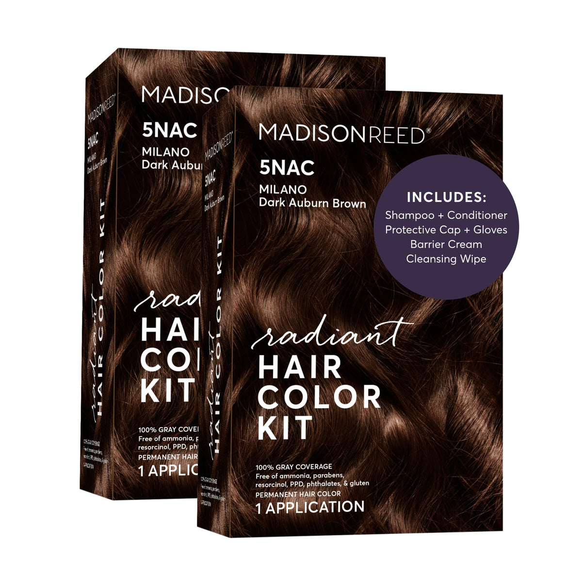 Madison Reed Radiant Hair Color Kit front view with Dark Chocolate Brown packaging