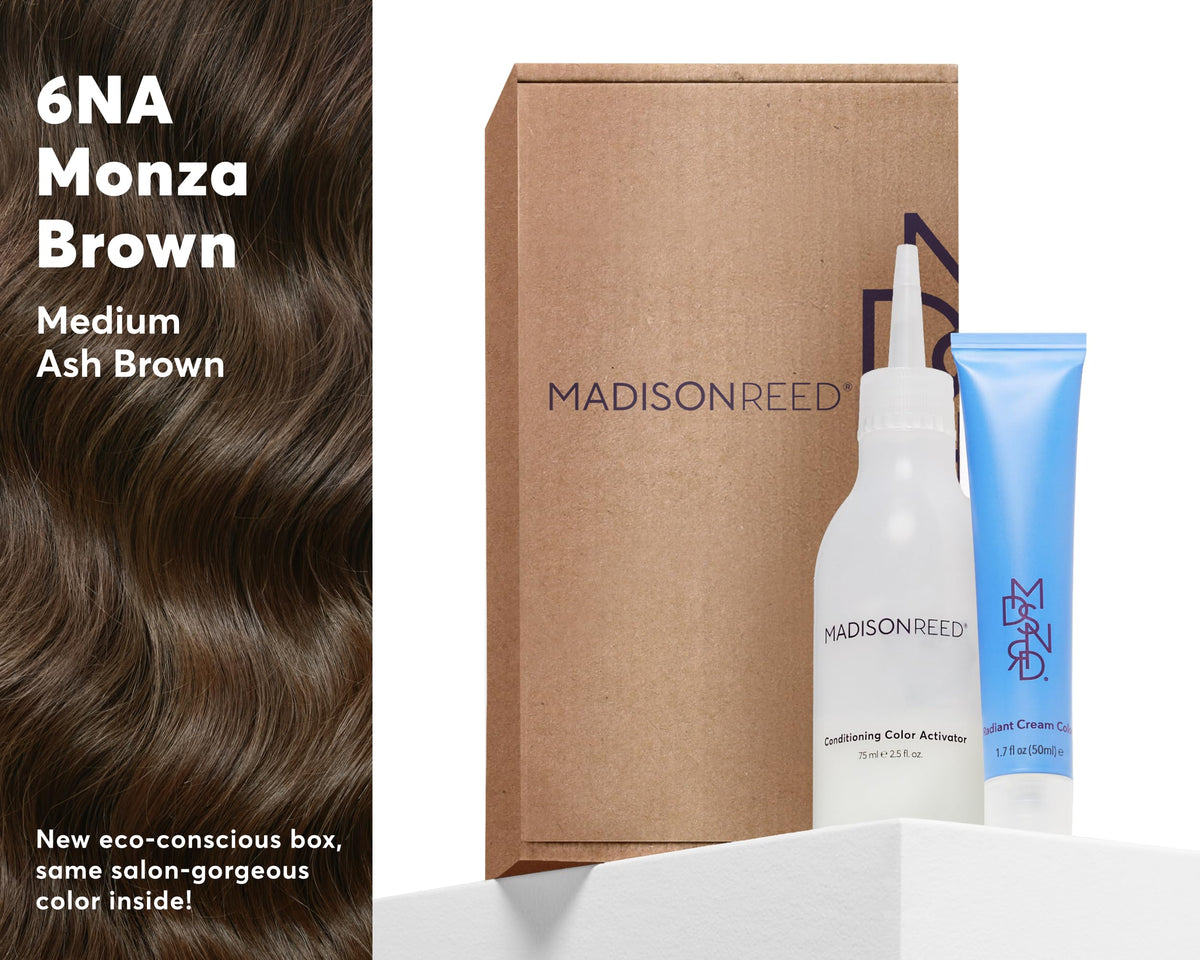 Madison Reed Radiant Hair Color Kit lifestyle scene with model