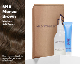 Madison Reed Radiant Hair Color Kit lifestyle scene with model