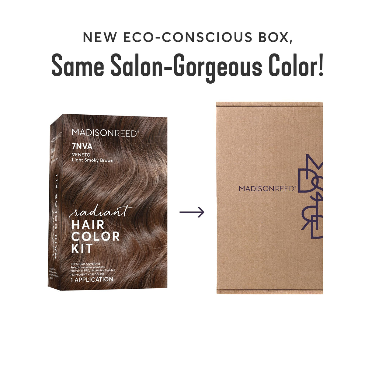Madison Reed Radiant Hair Color Kit lifestyle scene with model