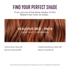 Madison Reed Radiant Hair Color Kit with vibrant hair colour result