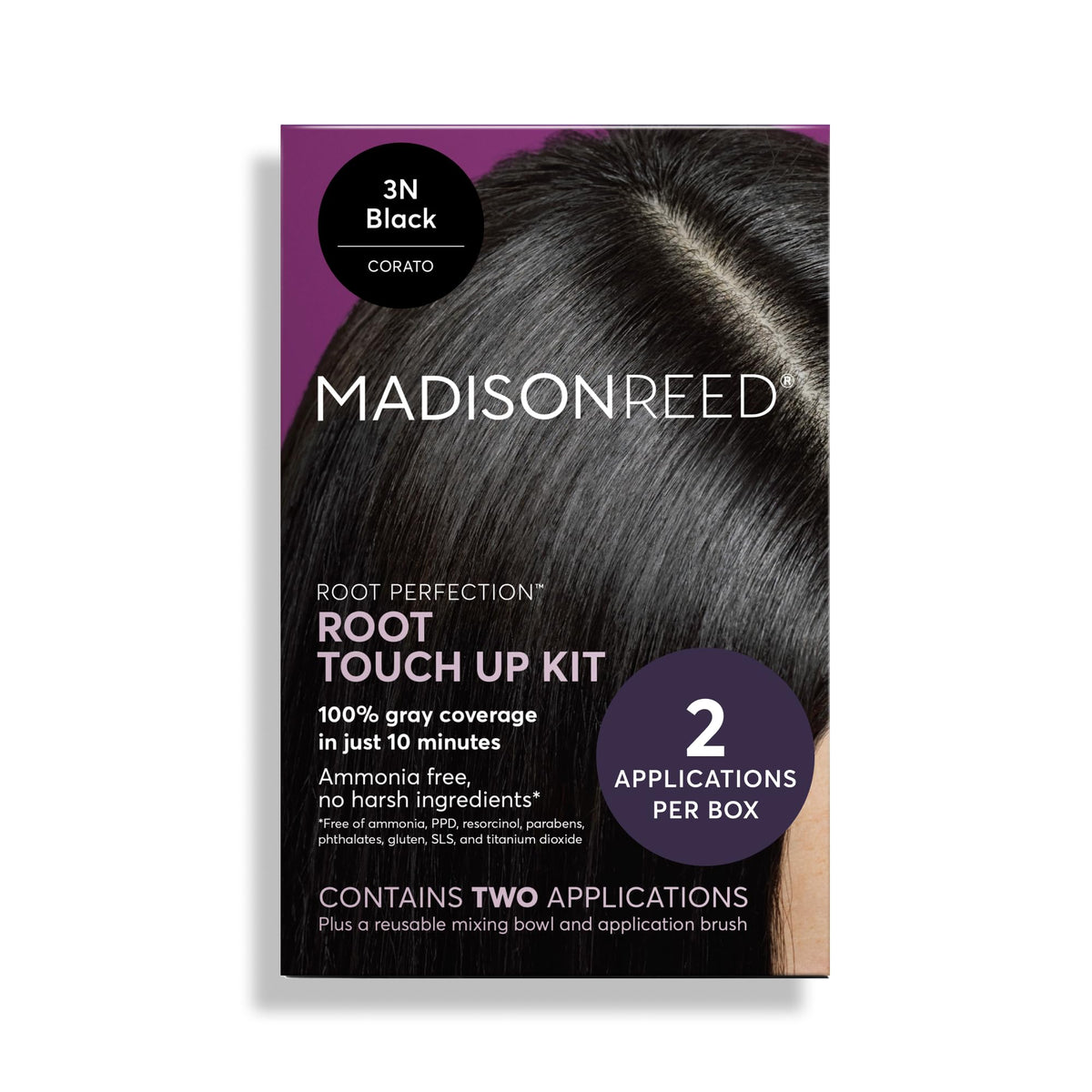 Madison Reed Root Perfection Kit 3N Black front view