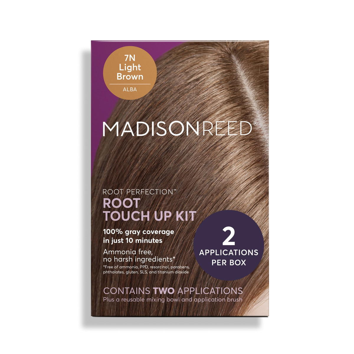 Madison Reed Root Perfection Touch-Up Kit 7N Brown front view