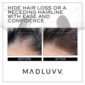 MADLUVV Brow Stamp Refill Auburn on a makeup table