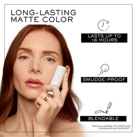 MADLUVV Brow Stamp Refill Brunette packaging side view
