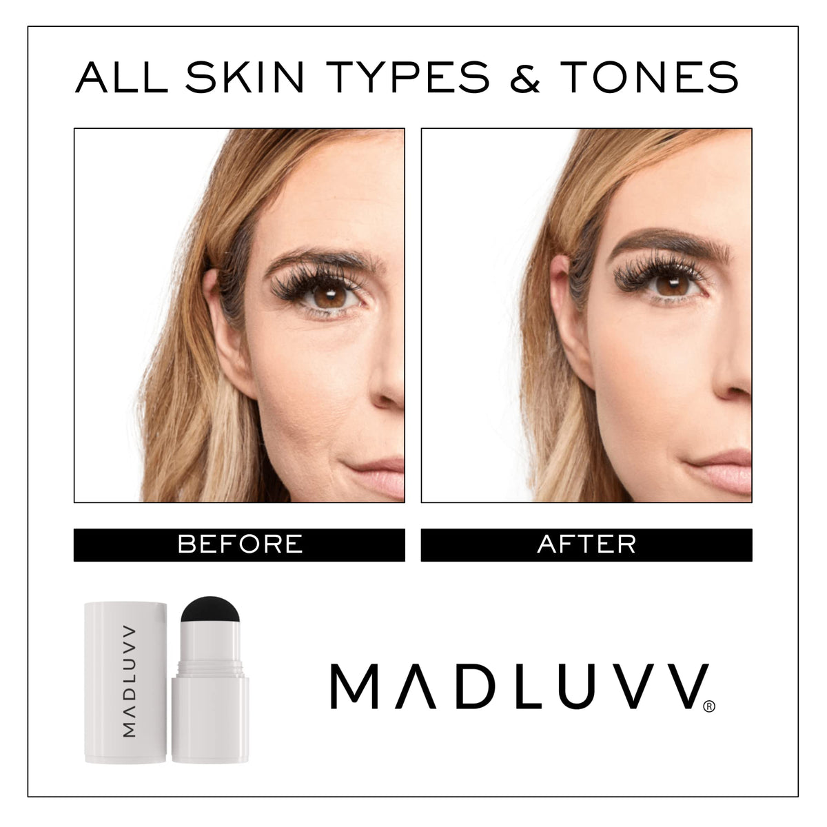 MADLUVV Brow Stamp Refill Medium Brown color swatch