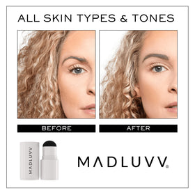 MADLUVV Brow Stamp Refill Taupe application on hairline