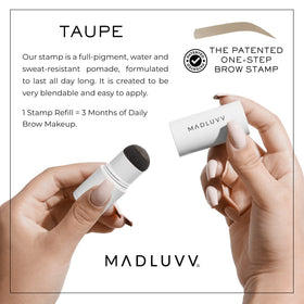 MADLUVV Brow Stamp Refill Taupe packaging