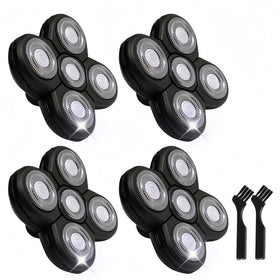 MAEATHOO 4PCS shaver replacement blades set with cleaning brushes