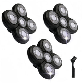 MAEATHOO 5 Blades Replacement Heads for Freebird Head Shaver front view