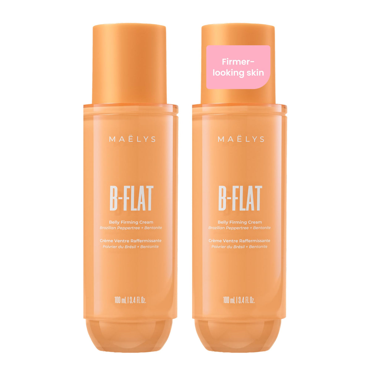 MAËLYS B-FLAT Belly Firming Cream 2 Pack front view