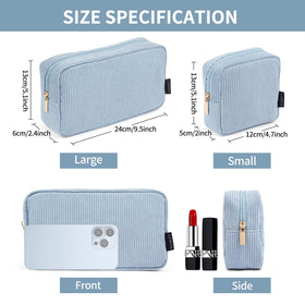 MAGEFY Makeup Bag Set in a stylish handbag
