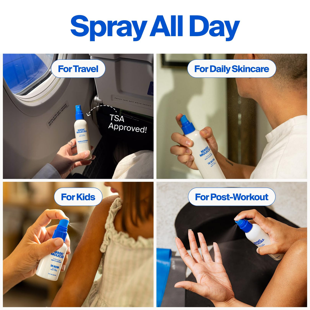 Magic Molecule Skin Spray 8oz packaging