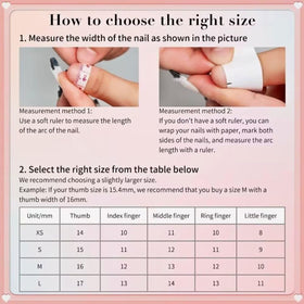 MAGLFELL Press on Nails DIY kit with adhesive pieces and nail file