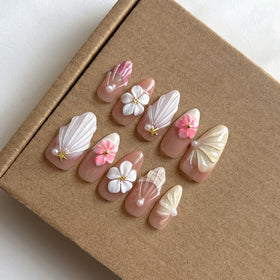 MAGLFELL press on nails with double-sided nail file