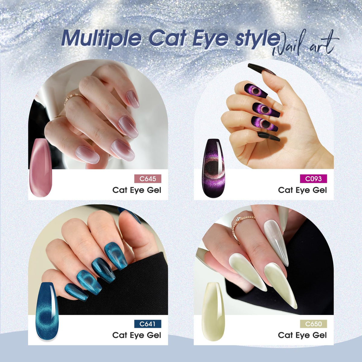 Magnet tool for creating cat eye effects with gel polish
