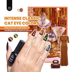 magnet tool included for creating cat eye nail designs
