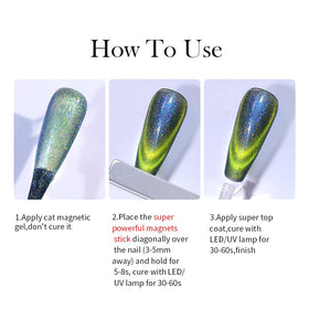 Magnetic effect demonstration of Born Pretty Gel Polish