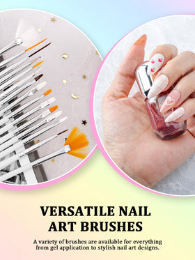 Magnetic nail stands included in the YOOVR set