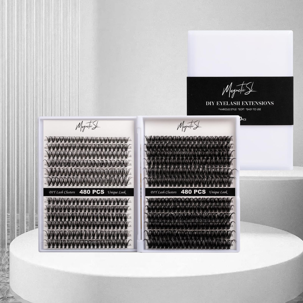 Magnetic SL Lash Extension Book with lash style recommendations