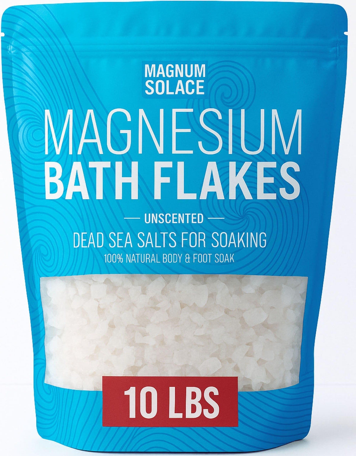 Magnum Solace Magnesium Flakes 10 lbs front view