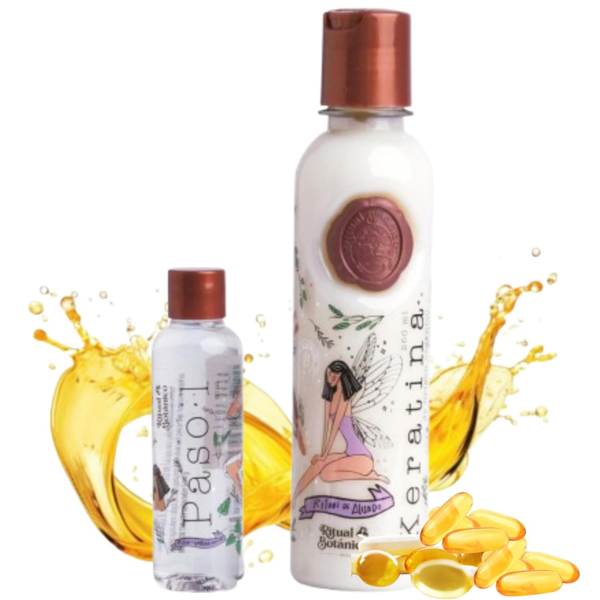 MAIKE AMOUR Keratina Organica 250 ML front view with natural oils