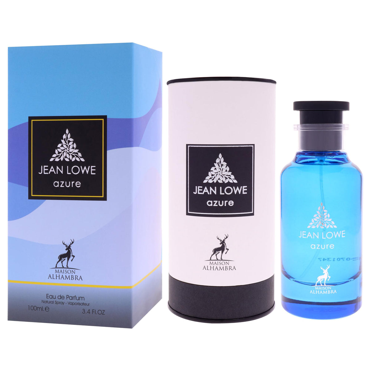 Maison Alhambra Jean Lowe Azure EDP Spray 3.4 oz on display