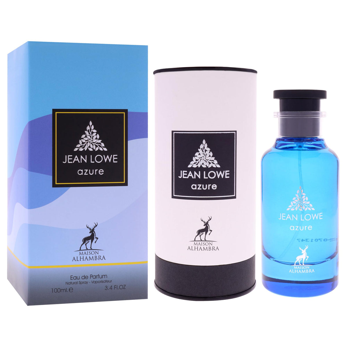 Maison Alhambra Jean Lowe Azure EDP Spray 3.4 oz with packaging