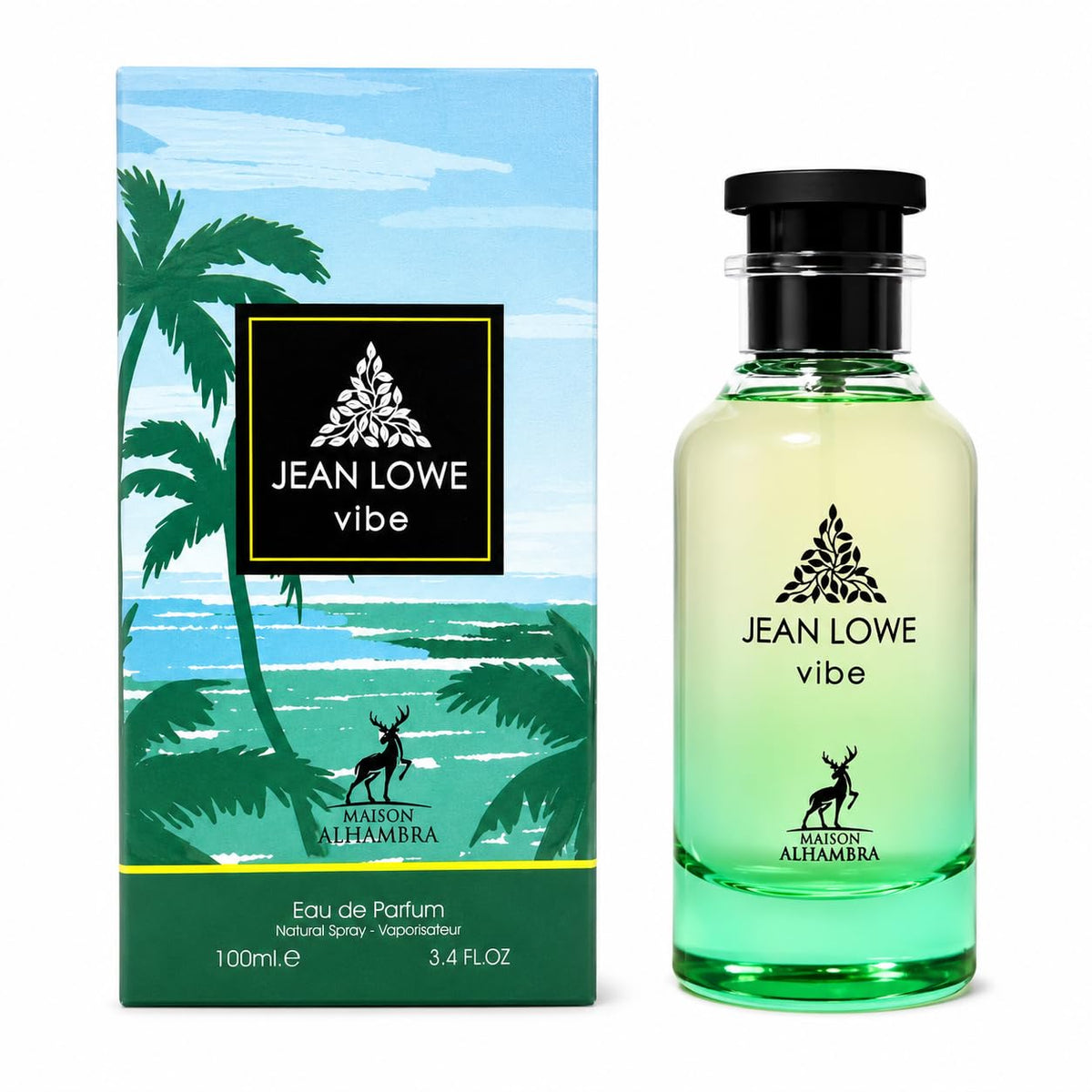 Maison Alhambra Jean Lowe Vibe Eau de Parfum Spray close-up of bottle