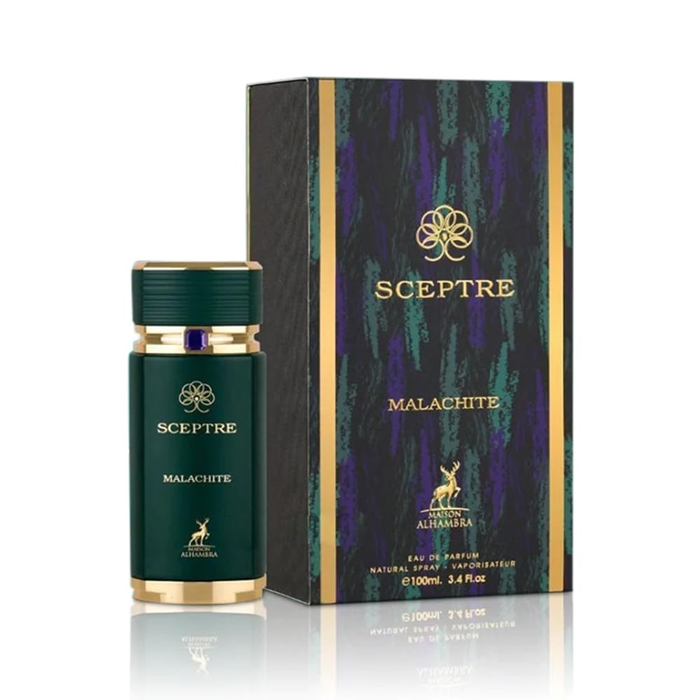 Maison Alhambra Sceptre Malachite Eau de Parfum packaging and bottle