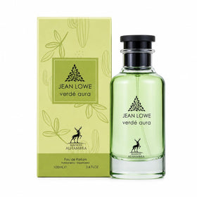 Maison Alhambra Verde Aura Eau de Parfum bottle design