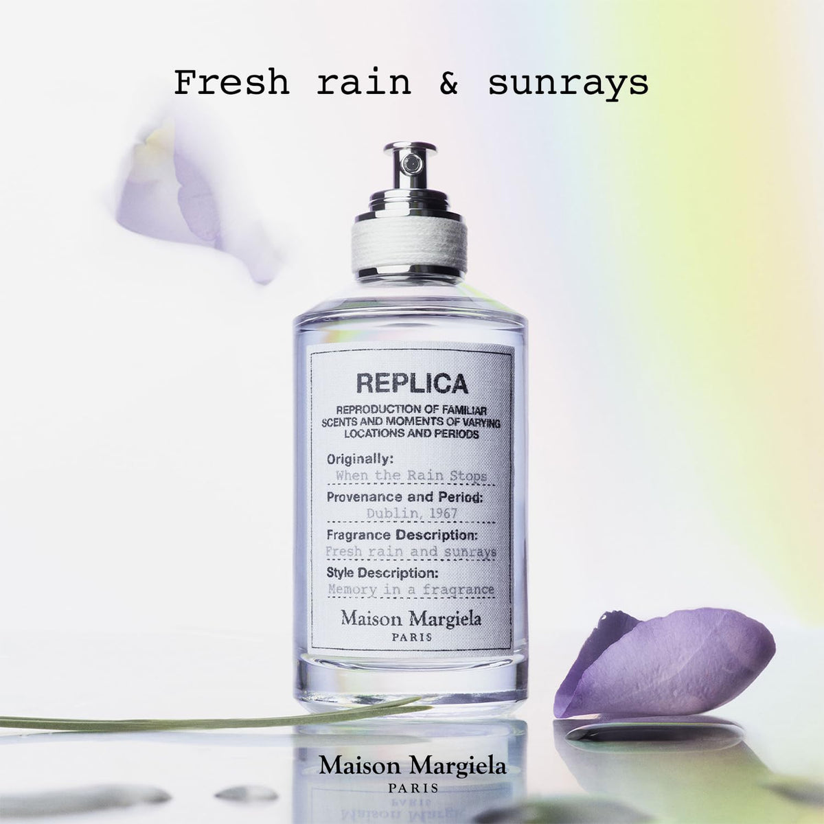Maison Margiela Replica When the Rain Stops Eau de Toilette lifestyle scene