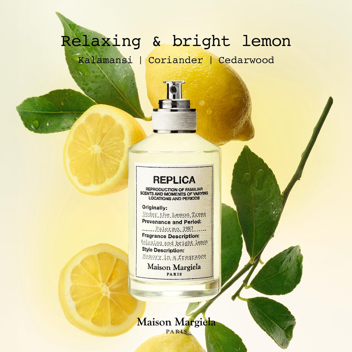 Maison Margiela Under The Lemon Trees Eau de Toilette packaging