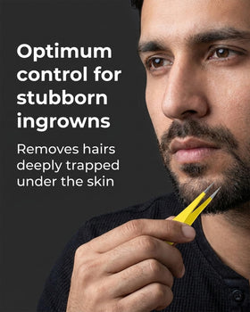 Majestic Bombay Fine Point Tweezers in hand