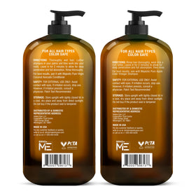 Majestic Pure Apple Cider Vinegar Shampoo and Conditioner with natural ingredients